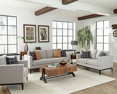 Apperson Light Grey Chair - Ornate Home