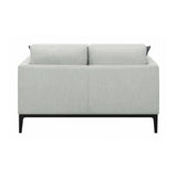 Apperson Light Grey Stationary Loveseat - Ornate Home