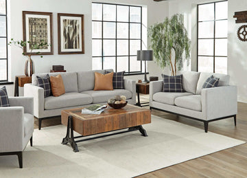 Apperson Light Grey Stationary Sofa - Ornate Home