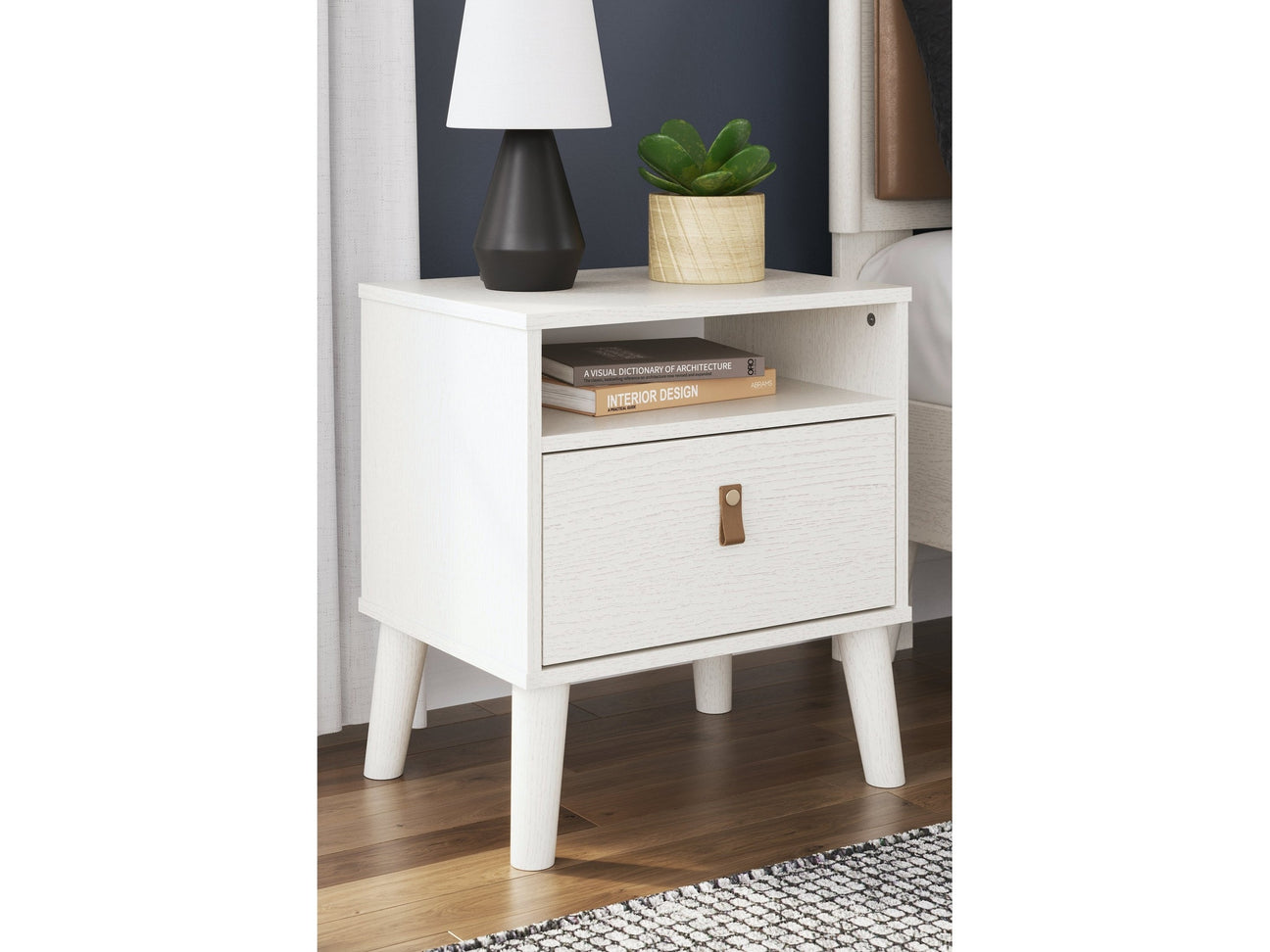 Aprilyn White Nightstand - Ornate Home