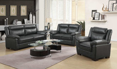 Arabella Grey Faux Leather Chair - Ornate Home