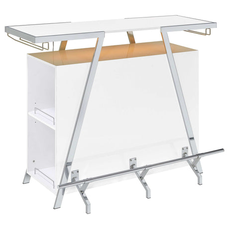 Araceli White Home Bar - Ornate Home