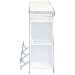 Araceli White Home Bar - Ornate Home