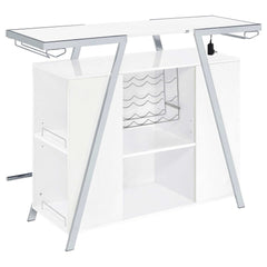 Araceli White Home Bar - Ornate Home