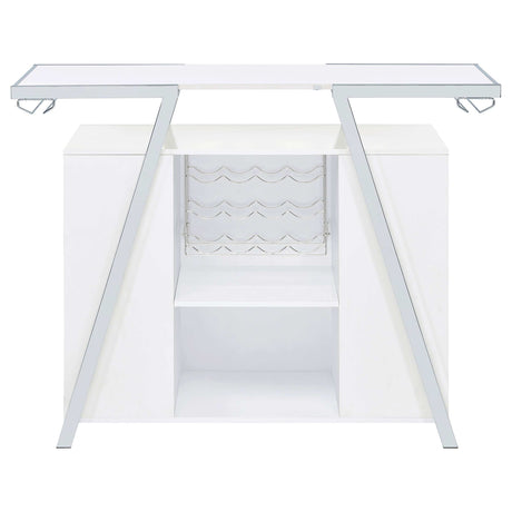 Araceli White Home Bar - Ornate Home