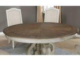 Arcadia Antique White/Ivory Round Table - Ornate Home