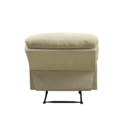 Arcadia Beige Microfiber Motion Recliner - Ornate Home