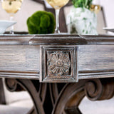 Arcadia Rustic Brown Dining Table w/ 18" Leaf - Ornate Home