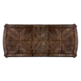 Arcadia Rustic Brown Dining Table w/ 18" Leaf - Ornate Home