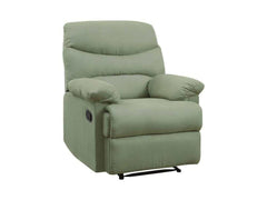 Arcadia Sage Microfiber Motion Recliner - Ornate Home