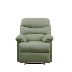 Arcadia Sage Microfiber Motion Recliner - Ornate Home