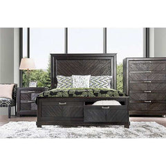 Argyros Espresso California King Storage Bed - Ornate Home