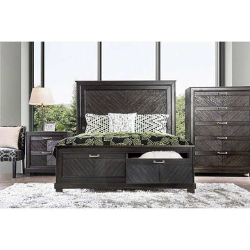 Argyros Espresso California King Storage Bed - Ornate Home