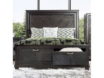 Argyros Espresso California King Storage Bed - Ornate Home