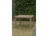 Aria Plains Brown Outdoor Dining Table - Ornate Home
