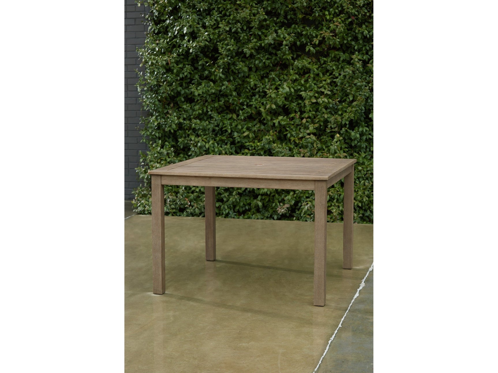 Aria Plains Brown Outdoor Dining Table - Ornate Home