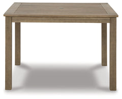 Aria Plains Brown Outdoor Dining Table - Ornate Home