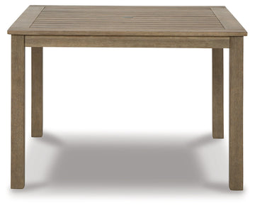Aria Plains Brown Outdoor Dining Table - Ornate Home