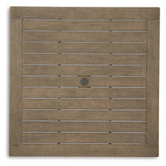 Aria Plains Brown Outdoor Dining Table - Ornate Home