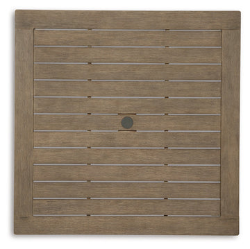 Aria Plains Brown Outdoor Dining Table - Ornate Home