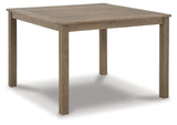 Aria Plains Brown Outdoor Dining Table - Ornate Home