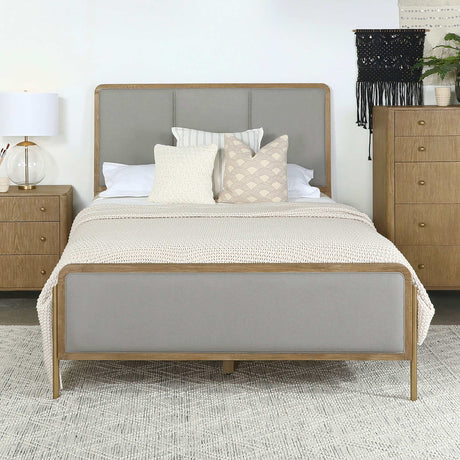 Arini Sand Wash / Grey Eastern King Bed - Ornate Home