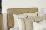 Arini Sand Wash / Natural Cane Eastern King Bed - Ornate Home