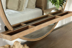 Arini Sand Wash / Natural Cane Queen Bed 5 Pc Set - Ornate Home