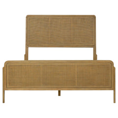 Arini Sand Wash / Natural Cane Queen Bed - Ornate Home