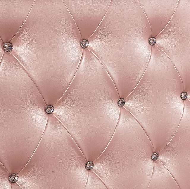 Ariston Rose Gold Arched Headboard Queen Bed - Ornate Home