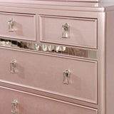 Ariston Rose Gold Arched Headboard Queen Bed - Ornate Home