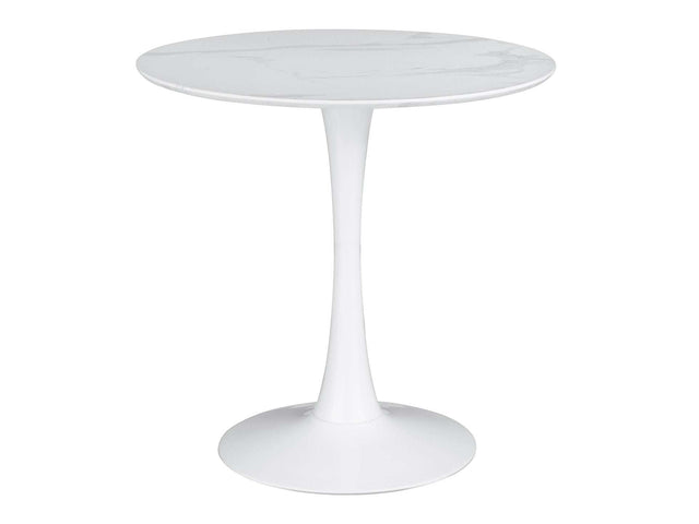 Arkell White 30" Round Pedestal Dining Table - Ornate Home