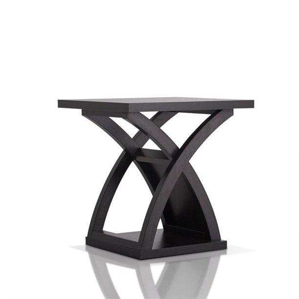 Arkley Espresso End Table - Ornate Home