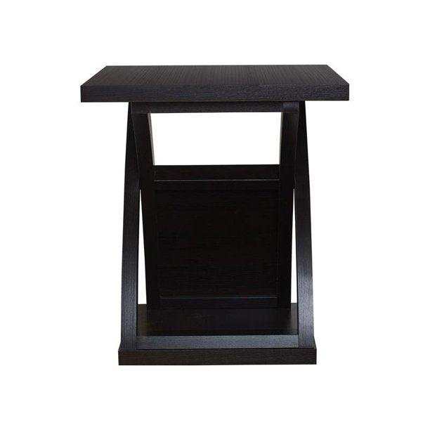 Arkley Espresso End Table - Ornate Home