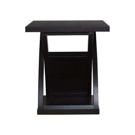 Arkley Espresso End Table - Ornate Home