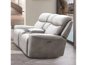 Artemia Light Taupe Power Loveseat - Ornate Home