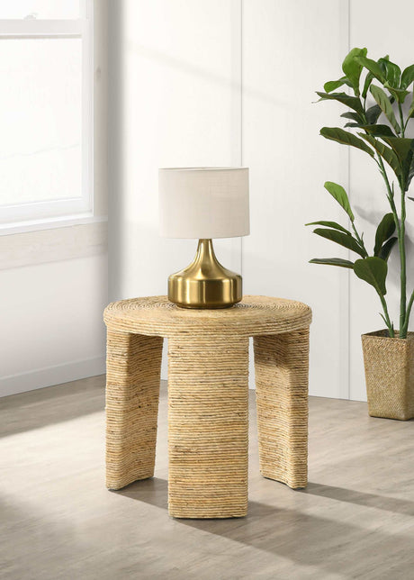 Artina Natural End Table - Ornate Home