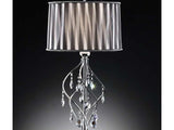 Arya Black/Chrome Table Lamp - Ornate Home