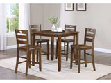 Ashborn 5-Piece Counter Height Dining Set - Ornate Home