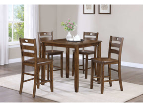 Ashborn 5-Piece Counter Height Dining Set - Ornate Home