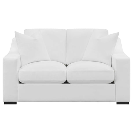 Ashlyn White 3 Pc Sofa Set - Ornate Home