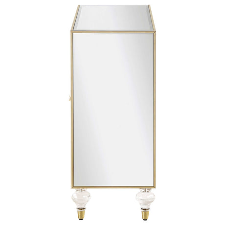 Astilbe Mirror / Champagne Accent Cabinet - Ornate Home