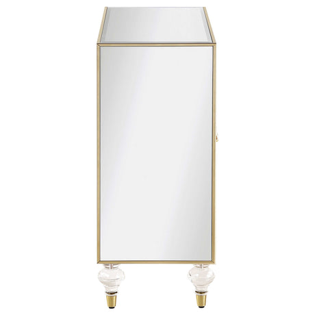 Astilbe Mirror / Champagne Accent Cabinet - Ornate Home