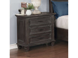 Atascadero Weathered Carbon Nightstand - Ornate Home