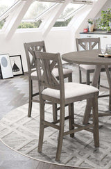 Athens Light Tan Counter Height Stools (Set Of 2) - Ornate Home