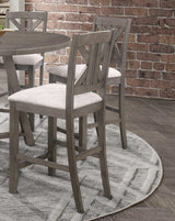 Athens Light Tan Counter Height Stools (Set Of 2) - Ornate Home