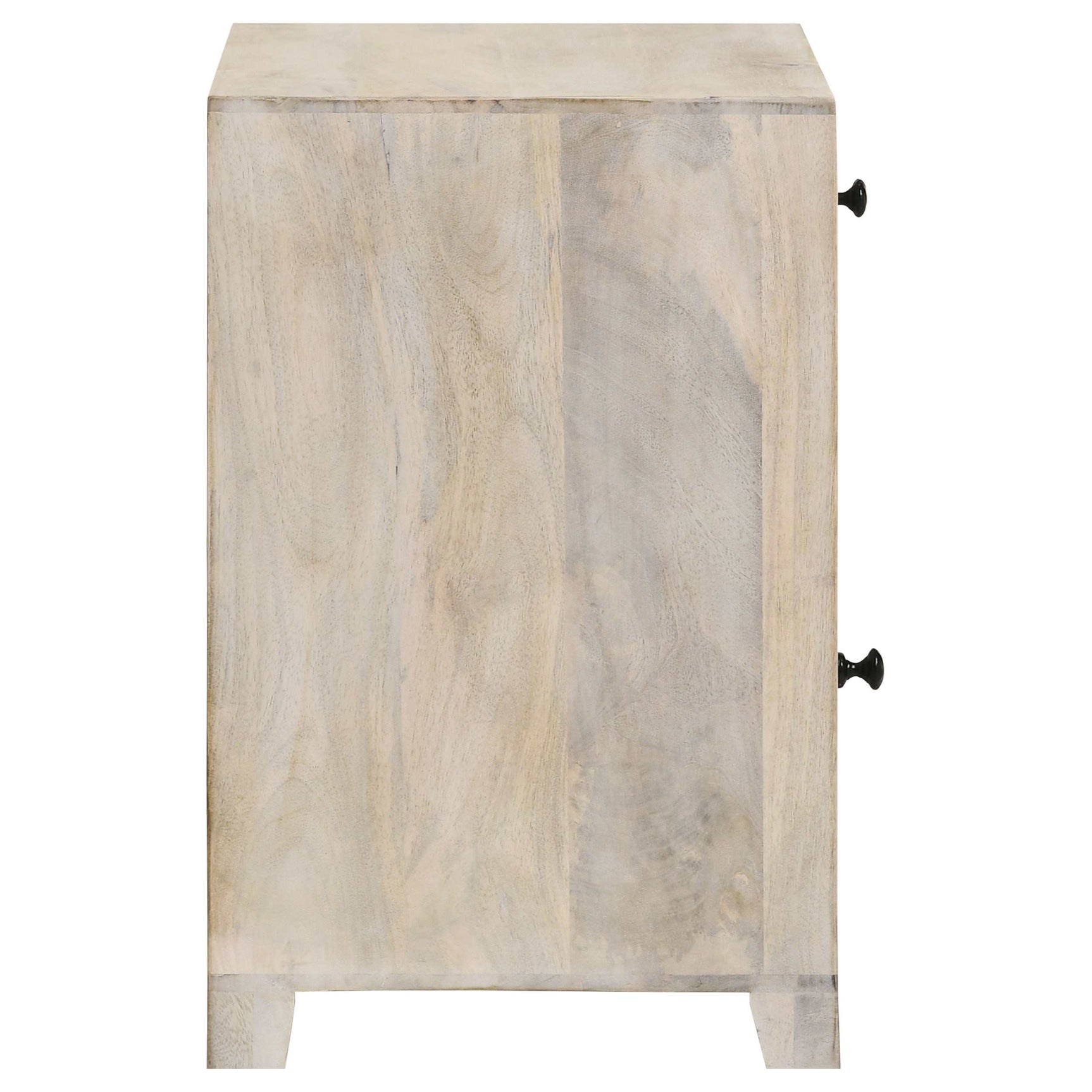 August White Washed Accent Cabinet - Ornate Home