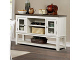 Auletta Distressed White/Gray Server - Ornate Home