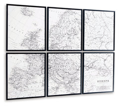 Avanworth Wall Art (Set of 6) - Ornate Home