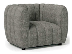 Aversa Charcoal Gray Chair - Ornate Home